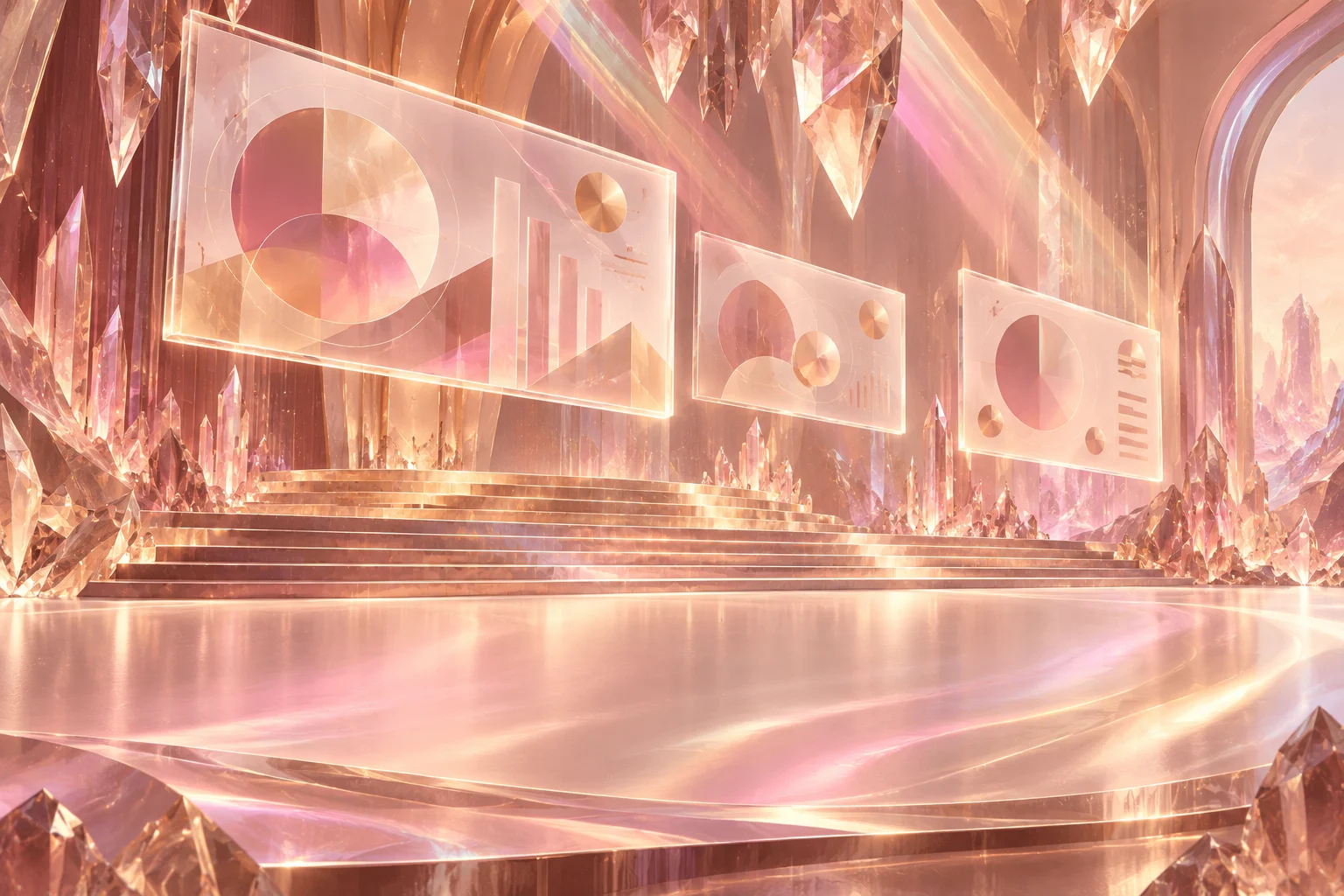 演示文稿也有舞台的PRISM THEATRE场景
